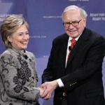 Warren Buffett attended a Hillary Clinton fund-raiser in 2007. He?s expected to attend a Clinton rally and fund-raiser in Omaha, Neb., on Wednesday.
