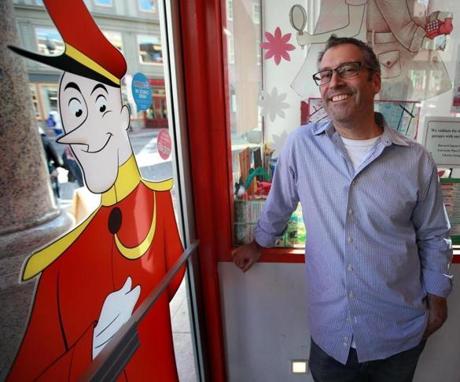 Adam Hirsch, owner of the Curious George Store in Cambridge, was ?scratching my head? over the library?s decision.
