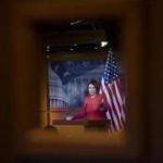 House Minority Leader Nancy Pelosi (D-Calif.) during a news conference on Capitol Hill in Washington. 