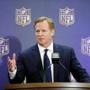 NFL Commissioner Roger Goodell holds a press conference after the NFL owners meeting in Irving, Texas, Wednesday, Dec. 2, 2015. (AP Photo/Brandon Wade)