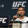 UFC lightweight fighter Anthony Pettis answers questions from UFC fans during a news conference for UFC 192, Friday, Oct. 2, 2015 in Houston. (AP Photo/Juan DeLeon)