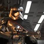 Captain Phasma (played by Gwendoline Christie) in a scene from ?Star Wars: The Force Awakens.?