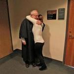 Judge Leonard Shapiro held his last hearing Thursday morning in Boston's immigration court.  