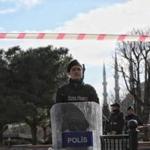 Turkish police secured the area after a suicide bombing in Istanbul killed at least 10 people. The attack occurred in the Sultanahmet district, an area that includes the famed Blue Mosque and Hagia Sophia complex. 