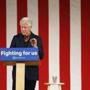 Former President Bill Clinton spoke during a campaign stop for his wife, Democratic presidential candidate Hillary Clinton, Wednesday at Keene State College.