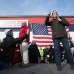 Senator Ted Cruz spoke in front of a gun range in Hudson, N.H., on Jan. 12.