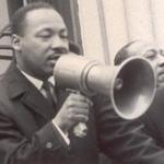 Martin Luther King Jr. addressed an audience in 1965 in Roxbury.