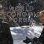 People left the annual meeting of the World Economic Forum in Davos, Switzerland.