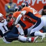 Julian Edelman is flattened for a loss on fourth and 1 from the Denver 16. Was it the right call?