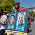 After leading police on a 20-mile chase, Timothy Russell and Malissa Williams were shot dead after Officer Brelo jumped onto the hood of the car and unleashing a fatal barrage of gunfire.