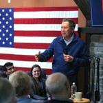 John Kasich attended a town hall-style meeting in Molly?s Tavern and Restaurant Tuesday in New Boston, N.H.
