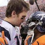 Tom Brady and C.J. Anderson had a moment together after Sunday?s AFC title game.