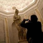 The Capitoline Venus, on display at Rome?s Capitoline Museum. Italy?s desire to court visiting Iranian President Hassan Rouhani extended to covering up some classical nude sculptures in the museum.