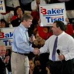Chris Christie campaigned with Charlie Baker in 2010.