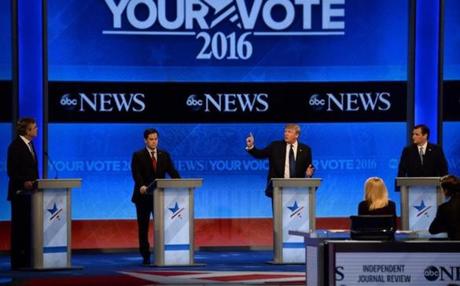Republican presidential candidates participated in the debate. 
