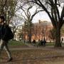 A student walked through Harvard Yard on the campus of Harvard University in 2012. A record 39,044 people applied to become part of Harvard College?s Class of 2020, the school said.