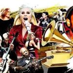 Clockwise from top left: Adele, Lady Gaga, Sam Hunt, Carrie Underwood, Kendrick Lamar, Taylor Swift, B.B King, David Bowie, Chris Stapleton.