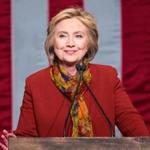 Hillary Clinton gave an address at the Schomburg Center for Research in Black Culture Tuesday in New York City.