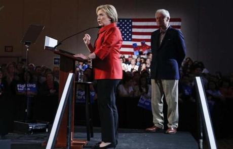 Hillary Clinton spoke in Nevada.
