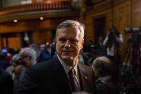 Governor Charlie Baker spent much of the National Governors Association conference this weekend receiving accolades from politicians and lobbyists.
