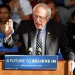Bernie Sanders gave a concession speech in Henderson, Nevada, on Saturday. 