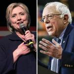 The split between Massachusetts Democratic establishment figures supporting former secretary of state Hillary Clinton (left) and grassroots activists swarming around US Senator Bernie Sanders of Vermont could leave party fissures that linger long after next Tuesday?s primary. 