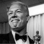 Mr. Kennedy posed with his Oscar after winning best supporting actor for ?Cool Hand Luke.