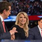 Thursday night, Donald Trump and Megyn Kelly (center) will be back on stage together for the 11th Republican presidential debate.