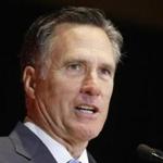 Former Massachusetts governor Mitt Romney weighed in on the Republican presidential race Thursday. 