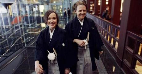 Host Ellen Page and her best friend, Ian Daniel, in Japan in the Viceland original series ?Gaycation.?
