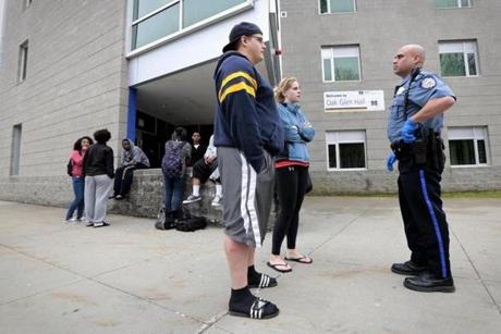 In April 2013, UMass Dartmouth students were evacuated for the bombing investigation. 
