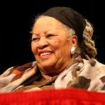 Toni Morrison at Sanders Theatre on Wednesday.
