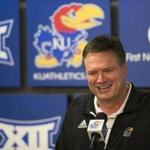 Coach Bill Self and Kansas landed the No. 1 overall seed in the NCAA Tournament.