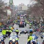 A federal judge has ordered that the Boston St. Patrick?s Day parade, seen here in 2015, can march along its usual route, rather than a shortened one sought by the city of Boston.