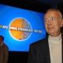 FILE- In this May 19, 2004 file photo, Intel Corp. founder Andy Grove looks on after the Intel shareholders meeting in Santa Clara, Calif. Grove, the former Intel Corp. chief executive whose youth under Nazi occupation and escape from the Iron Curtain inspired an 