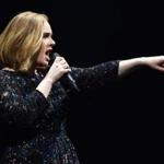 Adele onstage in London on March 15.