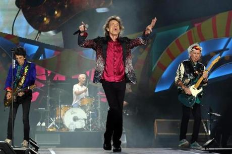 The Rolling Stones performed during a free concert in Havana, Cuba. 
