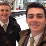 Mason Wells, 19, of Sandy, Utah, left, and Joseph Empey, 20, of Santa Clara, Utah.