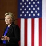 Hillary Clinton spoke at the University of Wisconsin in Madison, Wis., on Monday.