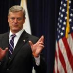 Governor Charlie Baker announced updates to DCF's intake policy in Nov. 2015.
