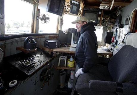 Randy Cushman is among the fishermen taking part in a new test program for an electronic monitoring system.

