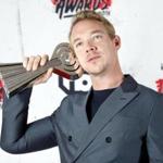 Diplo posed with his Dance Song of The Year award, which he won with Skrillex and Justin Bieber, at the 2016 iHeartRadio Music Awards earlier this week. 