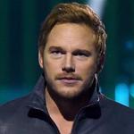 Chris Pratt accepted the best action performance trophy at the MTV Movie Awards.