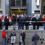 Verizon workers went on strike Wednesday along the East Coast, including Massachusetts. Picketers were seen outside the company?s offices in downtown Boston.