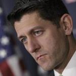 In this photo taken April 13, 2016, House Speaker Paul Ryan of Wis. pauses during a news conference on Capitol Hill in Washington. Ryan said Thursday, April 14, 2016, that the whole world is watching American politics and he can understand how Middle East allies would be rattled by Republican front-runner Donald Trump?s controversial comments. (AP Photo/J. Scott Applewhite)