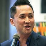 Cambridge, MA--4/18/2016--Viet Thanh Nguyen (cq) has a book reading and signing at the Harvard Book Store, on Monday, April 18, 2016. His debut novel, 