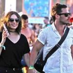 Olivia Culpo walks hand-in-hand with Pats receiver Danny Amendola at the Coachella Valley Music and Arts Festival over the weekend.
