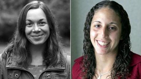 Jessica Rinaldi (left) and Farah Stockman both won Pulitzer Prizes on Monday.
