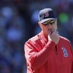 Boston Red Sox manager John Farrell during the second inning of an MLB baseball game in Boston, Thursday, April 21, 2016. (AP Photo/Charles Krupa)