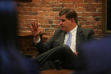 Mayor Martin J. Walsh was head of the Boston Building Trades from 2011 to 2013.
